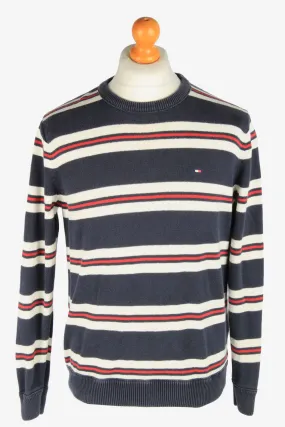 Tommy Hilfiger Crew Neck Jumper Pullover 90s Multi M - Pepper Tree London