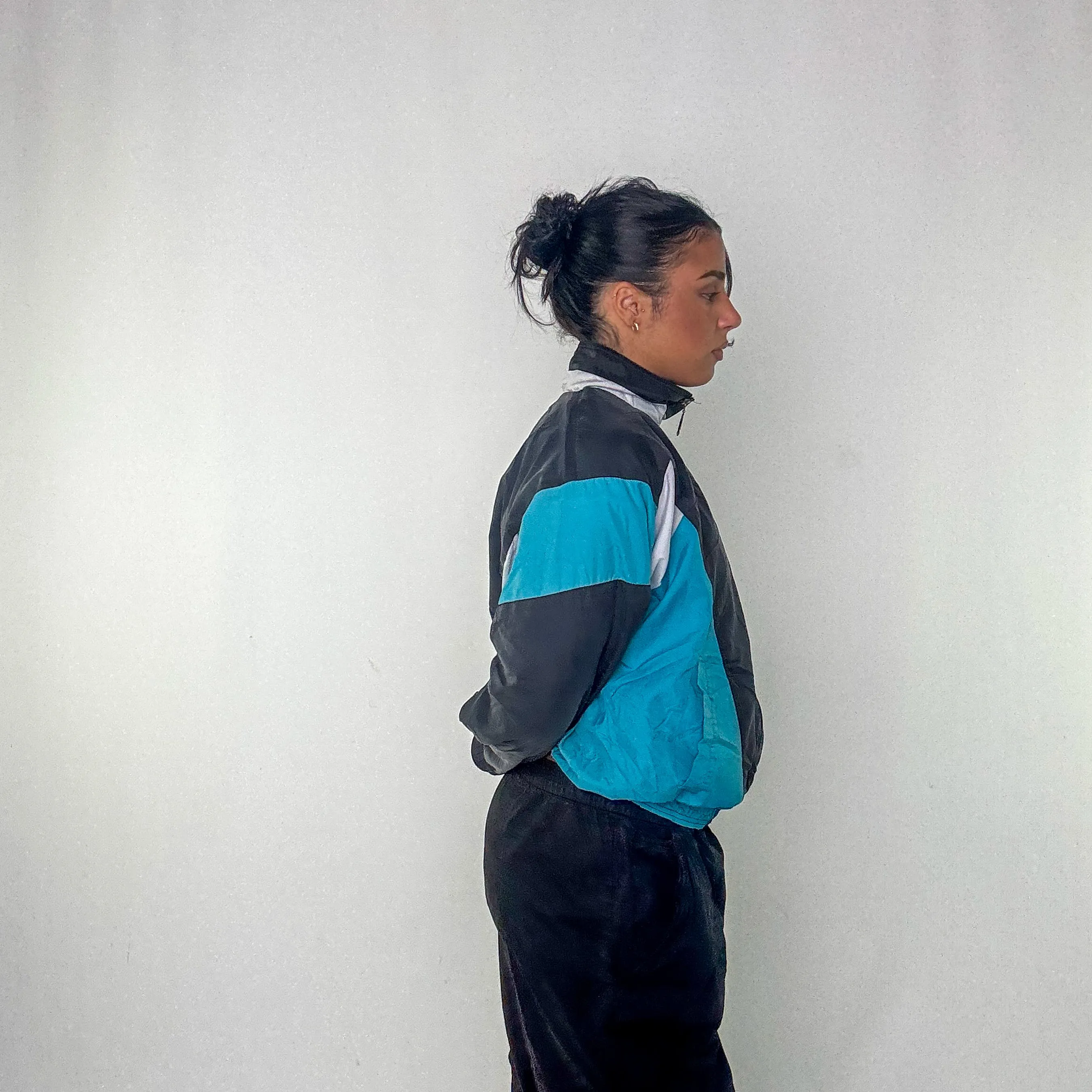 Turquoise y2ks Nike Track Jacket (S)