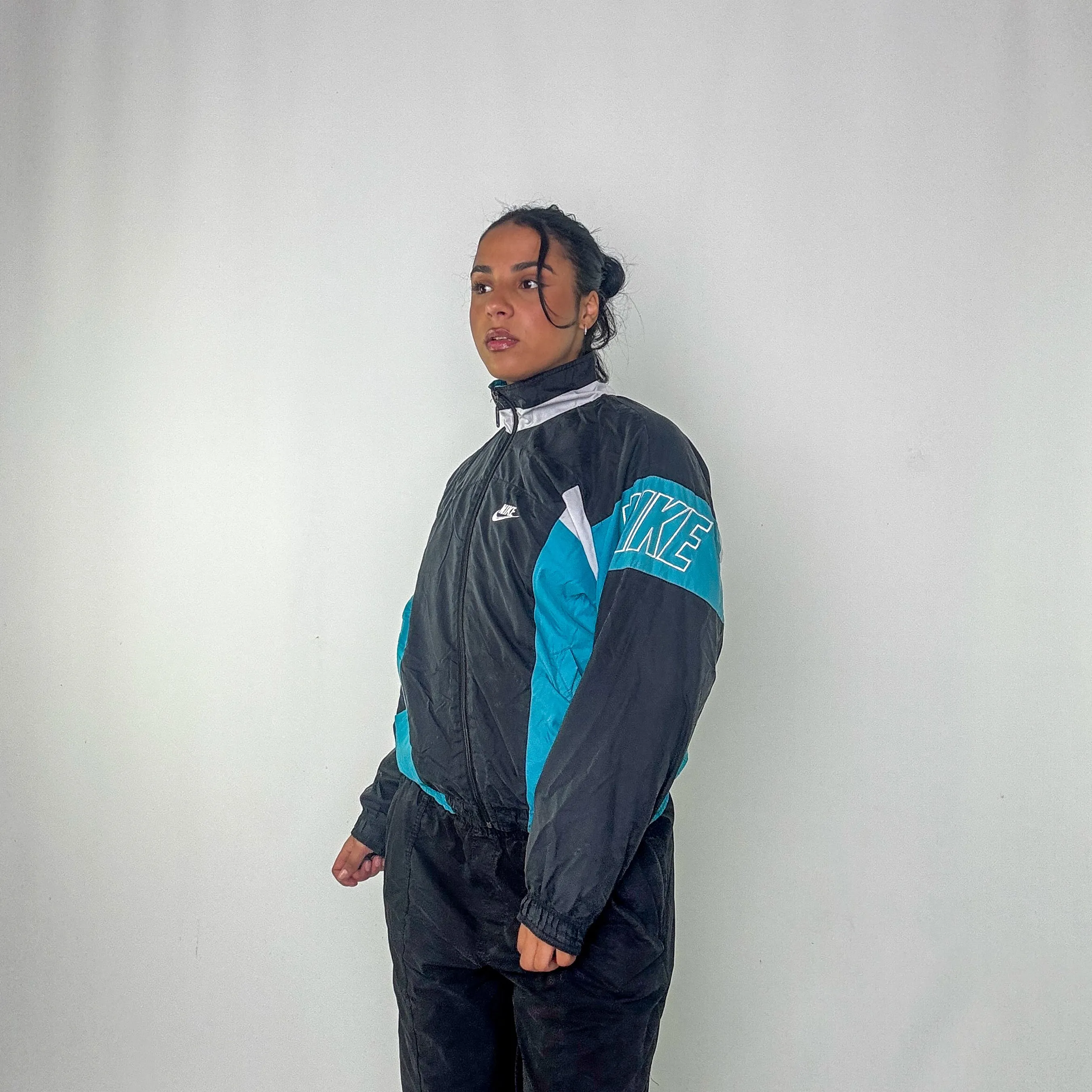 Turquoise y2ks Nike Track Jacket (S)