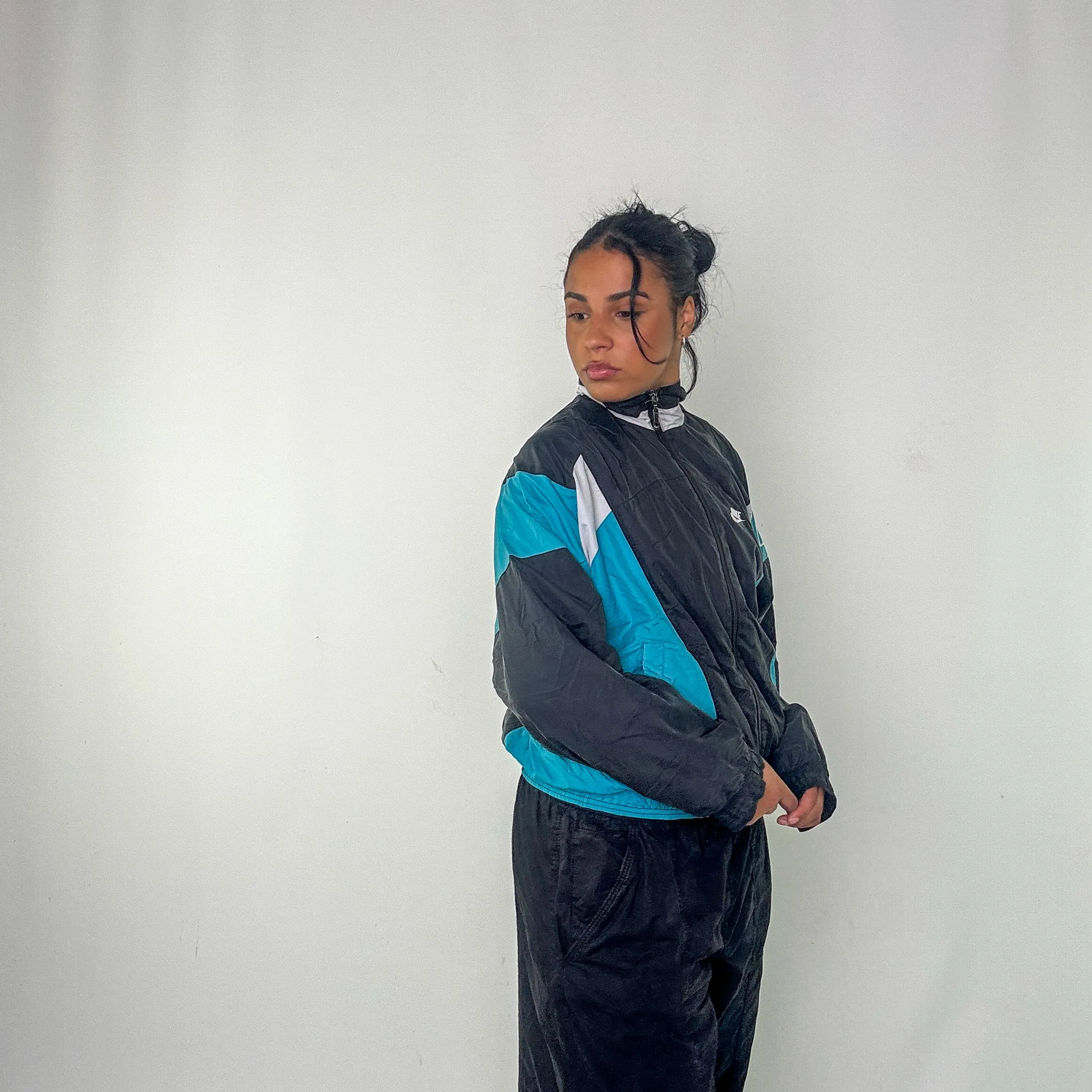 Turquoise y2ks Nike Track Jacket (S)