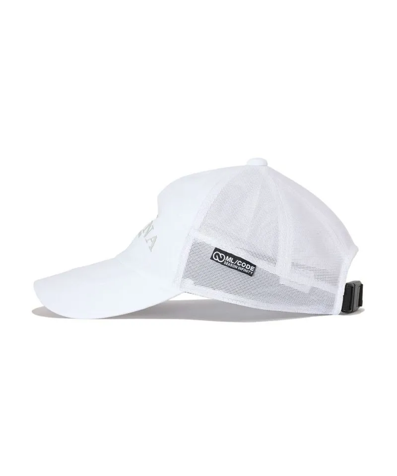 Unisex Mesh Cap White