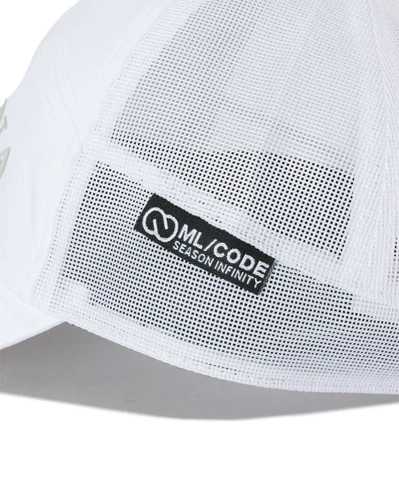 Unisex Mesh Cap White