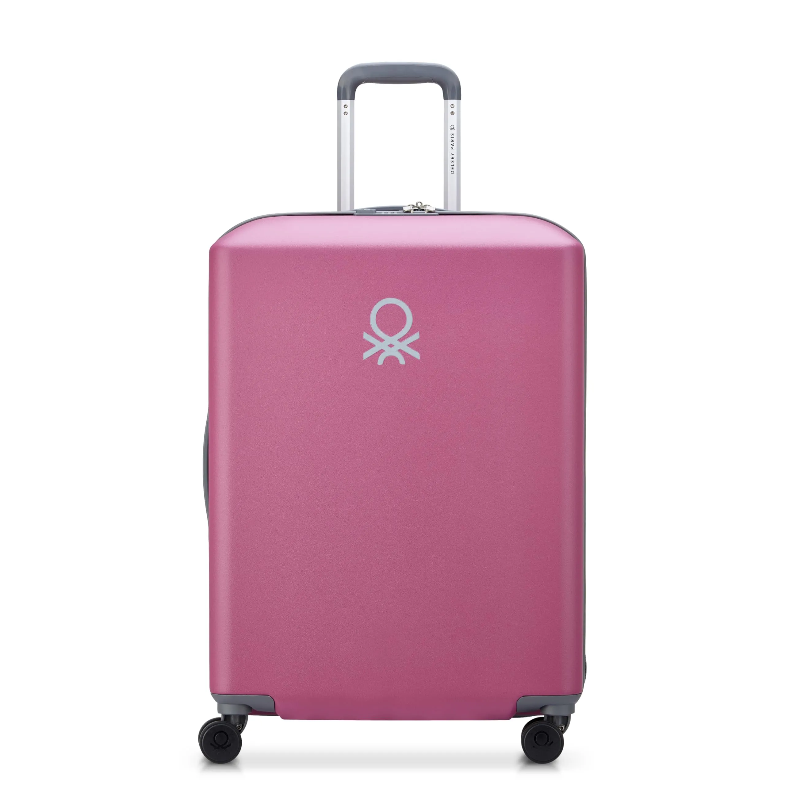 United Colors of Benetton UCB Hardside Luggage with Spinner Wheels (Checked-Medium 23 Inch)  