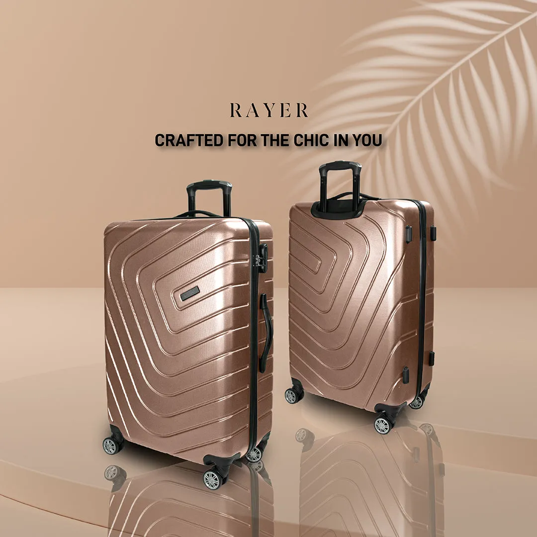 URBANlite Rayer 20+24+28 Bundle | 8-Wheel Spinner | Anti-Scratch | Hard Case Luggage