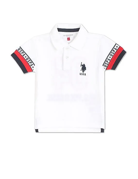 U.S. Polo Assn. Kids Short Sleeve Embroidered Polo Shirt