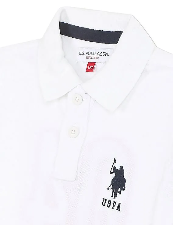 U.S. Polo Assn. Kids Short Sleeve Embroidered Polo Shirt