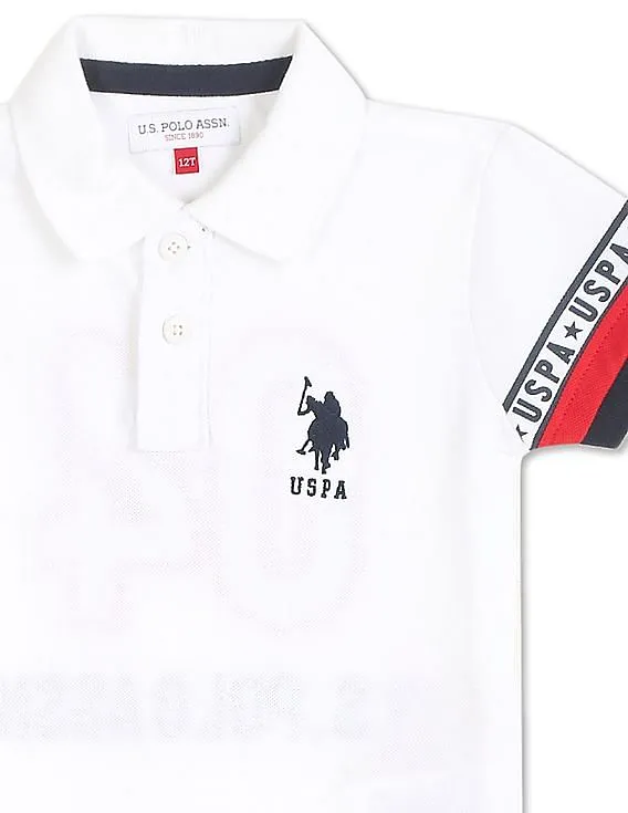 U.S. Polo Assn. Kids Short Sleeve Embroidered Polo Shirt