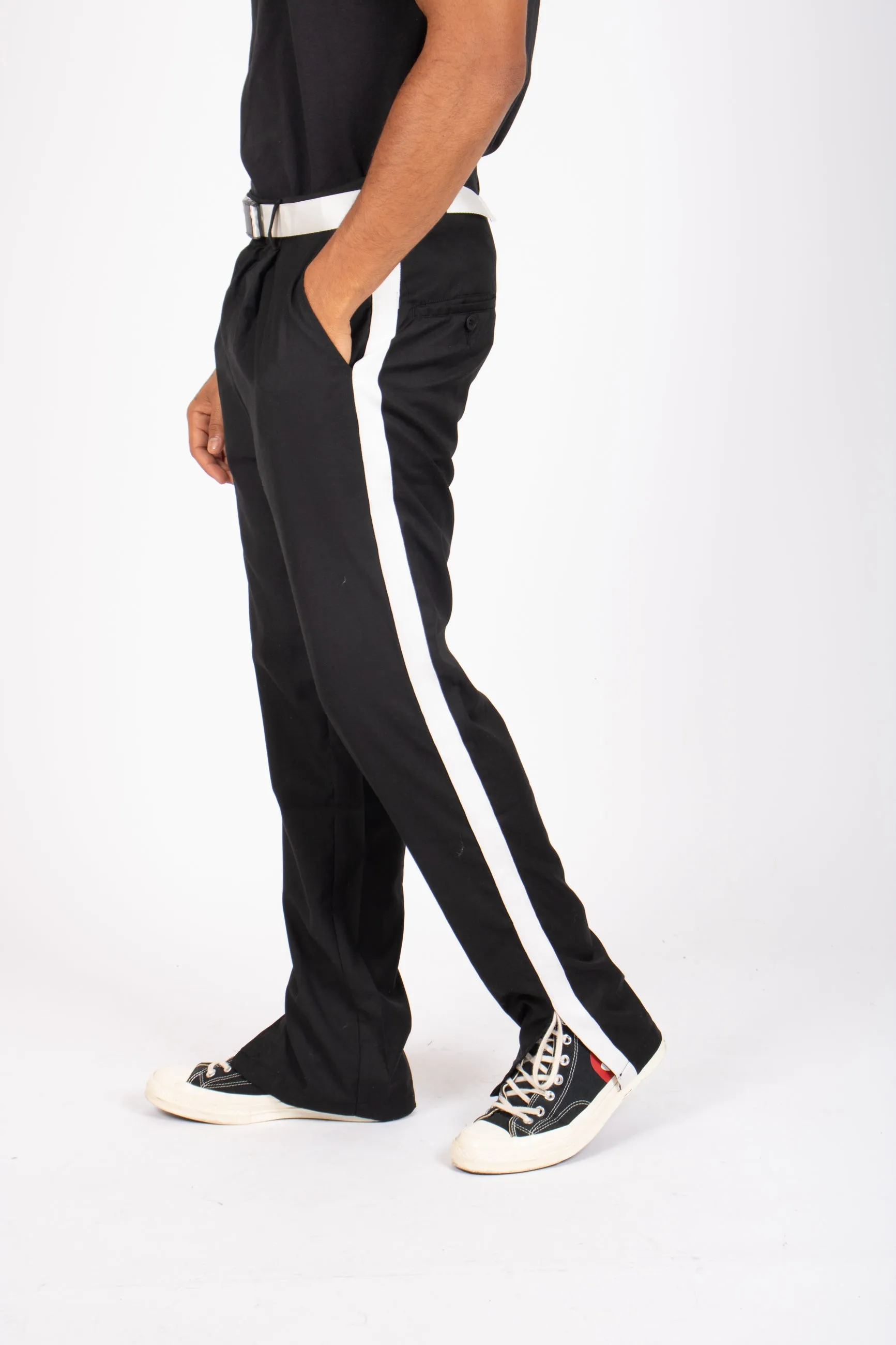 Utility Straight Leg Side Stripe Trousers