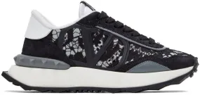 Valentino Garavani Black Lacerunner Sneakers