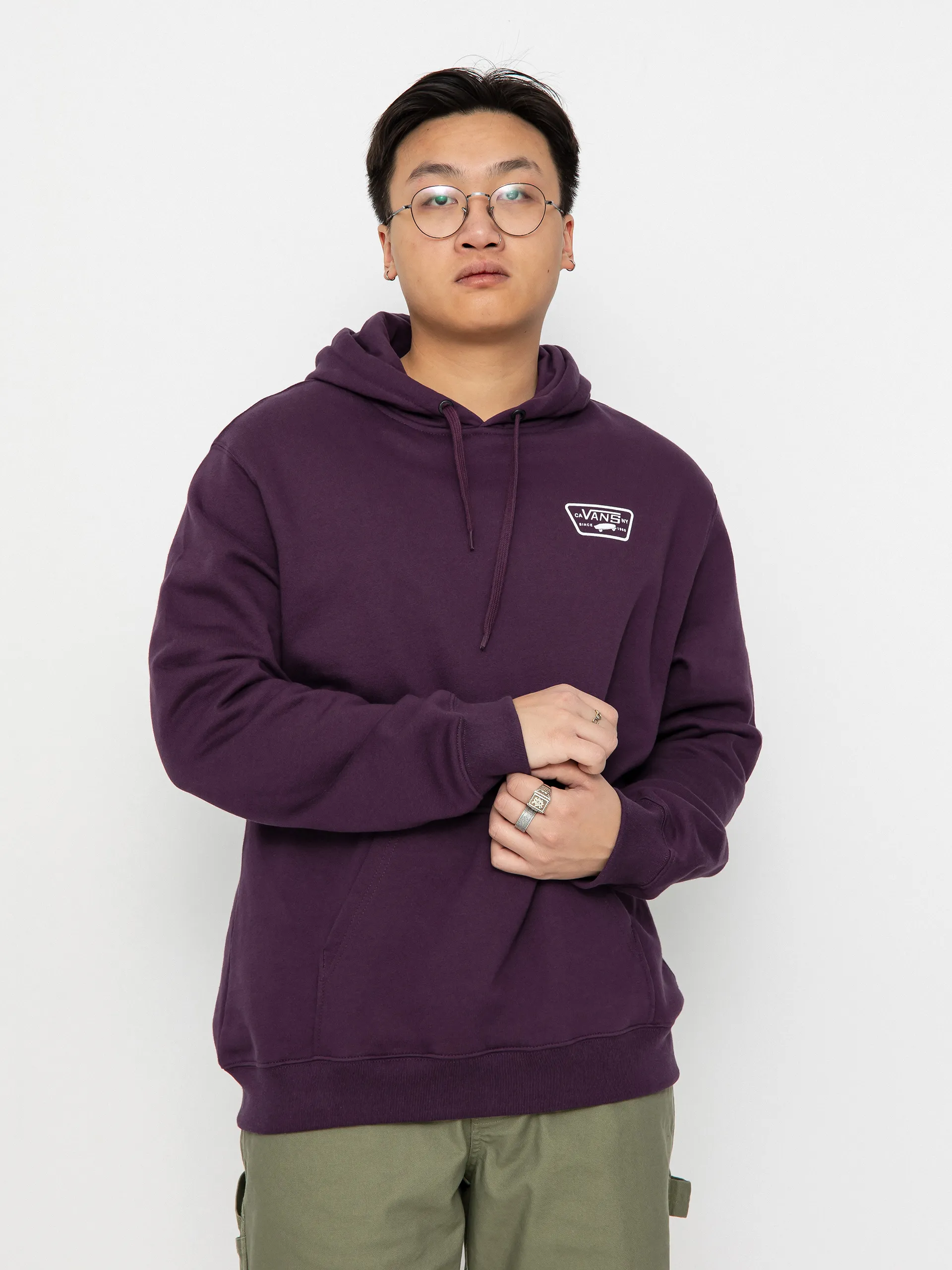 Vans Full Patched II HD Hoodie (blackberry wine)