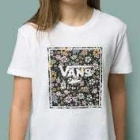 Vans Print Box Girls Shirt - Floral White -