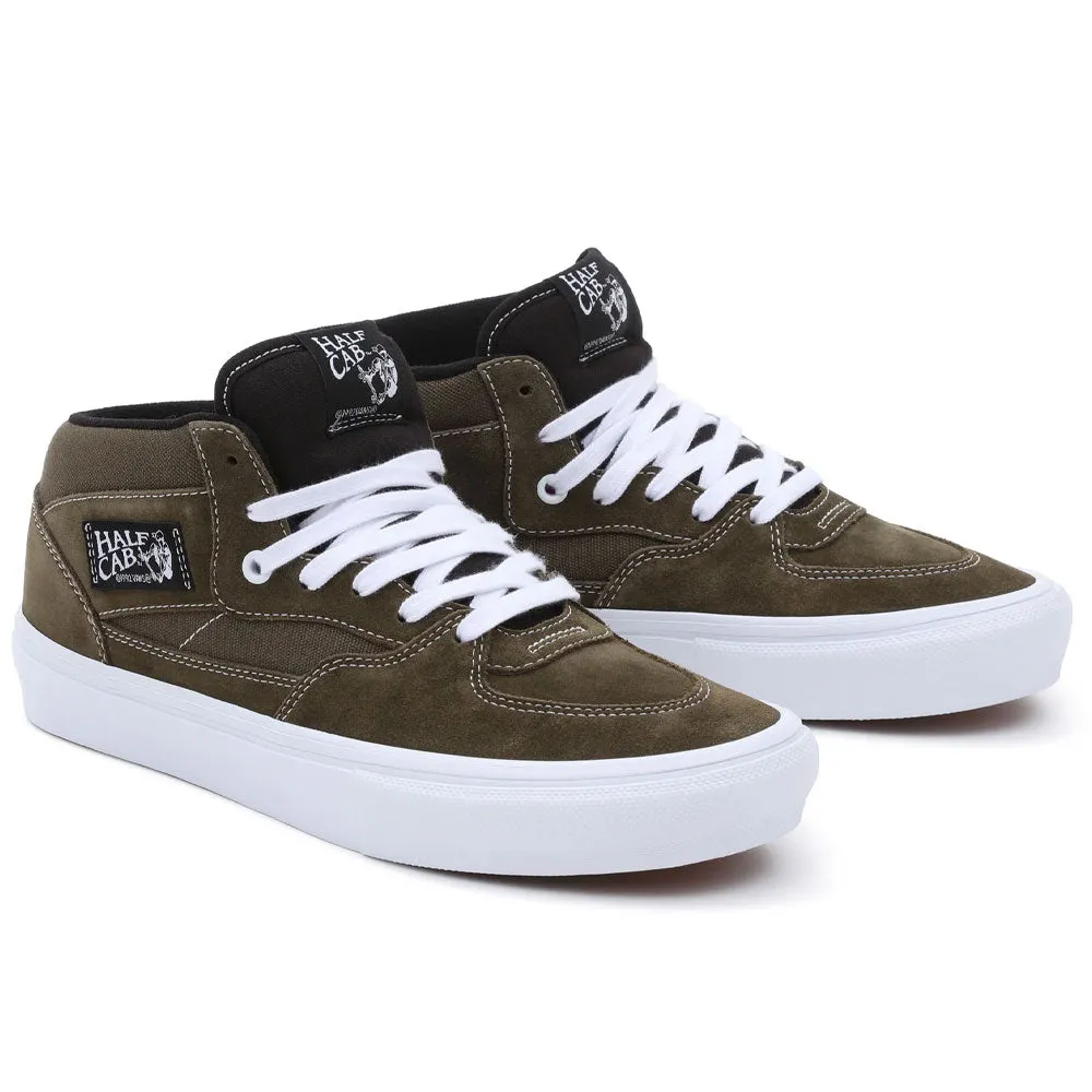 Vans Skate Half Cab Trainers - Dark Olive