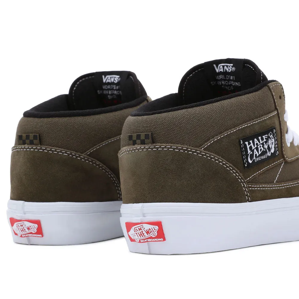 Vans Skate Half Cab Trainers - Dark Olive