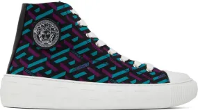 Versace Mulitcolor La Greca Sneakers