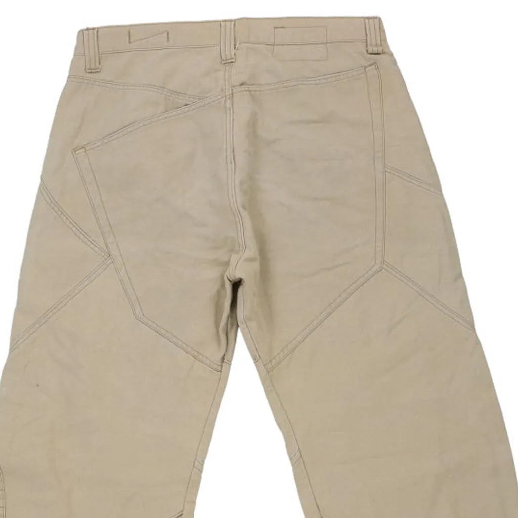 Virus Trousers - 32W 34L Beige Cotton