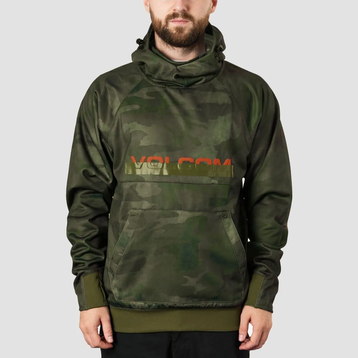 Volcom Hydro Riding Pullover Snow Hoodie Cloudwash Camo