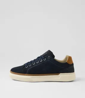 WILD RHINO Times Navy Nubuck Sneakers