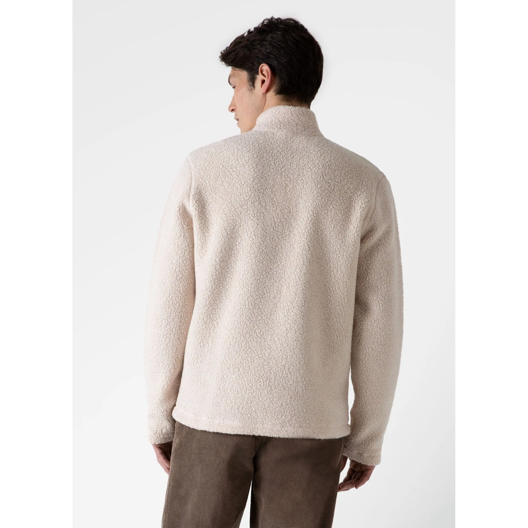 Wool Fleece Jacket | Men | Ecru