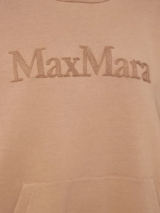 'S Max Mara   Sapore jersey logo hoodie 